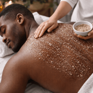 Relaxing Back Facial Therapy